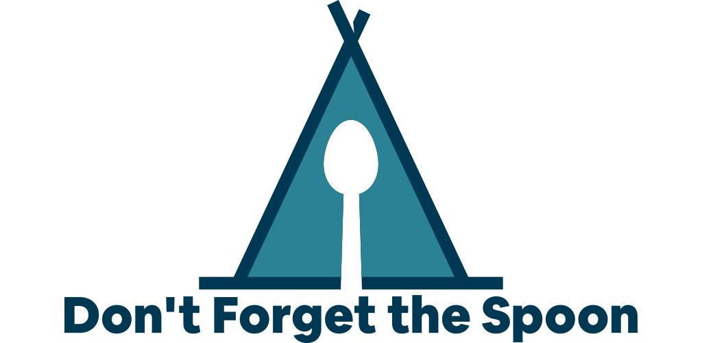 Don't Forget the Spoon tent and spoon logo